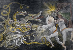 政治的ヒドラ、パブ。 1833（手描きの彫刻）